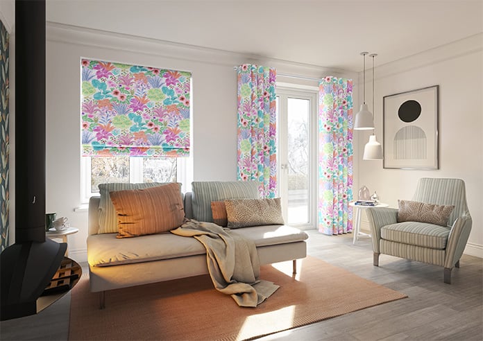 Kerala, Calypso - Motorised Roman Blind - Image 6